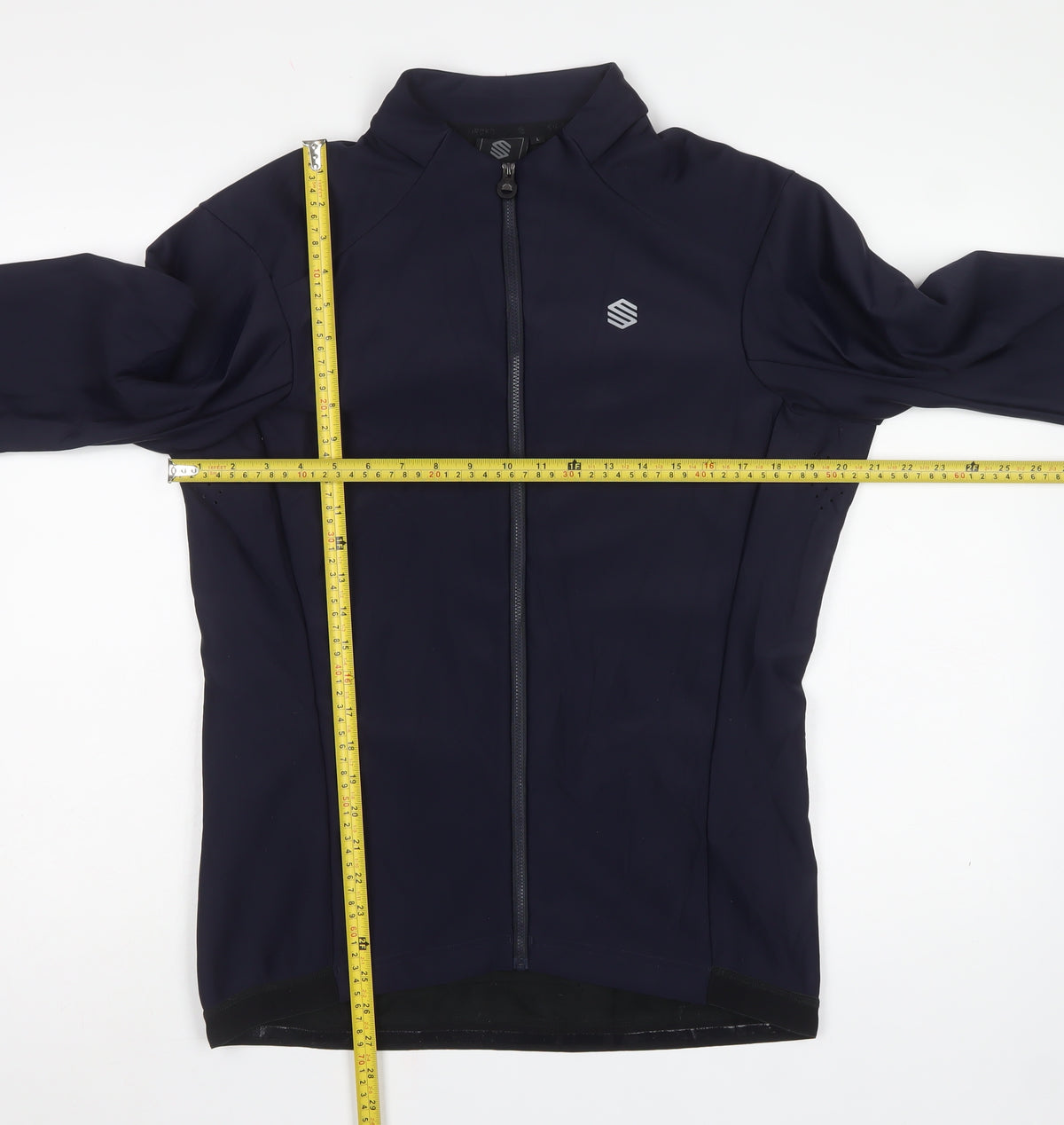 Siroko Men’s Blue L Cycling Softshell Full Zip Activewear Jacket