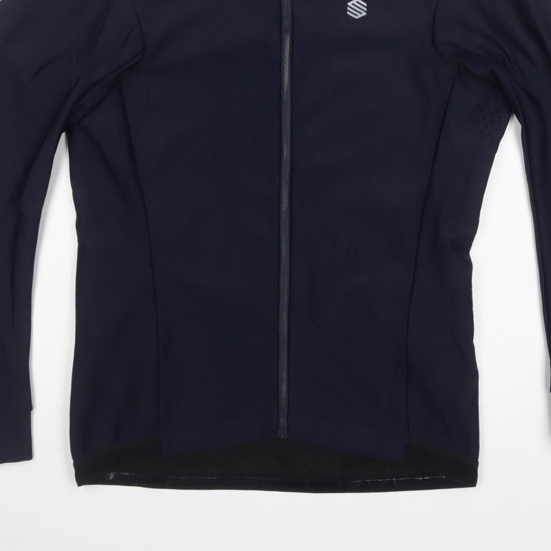 Siroko Men’s Blue L Cycling Softshell Full Zip Activewear Jacket