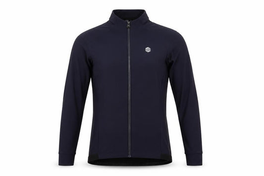 Siroko Men’s Blue L Cycling Softshell Full Zip Activewear Jacket