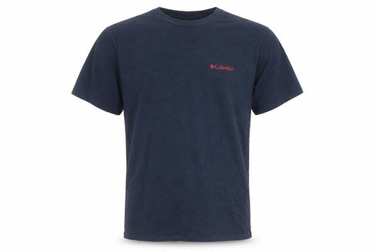 Columbia Men's Blue XL USA Flag Graphic Print Crew Neck T-Shirt