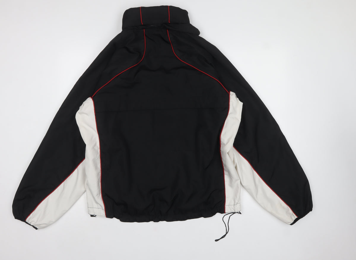 Henri Lloyd Men's Black XL Windbreaker Jacket Full Zip