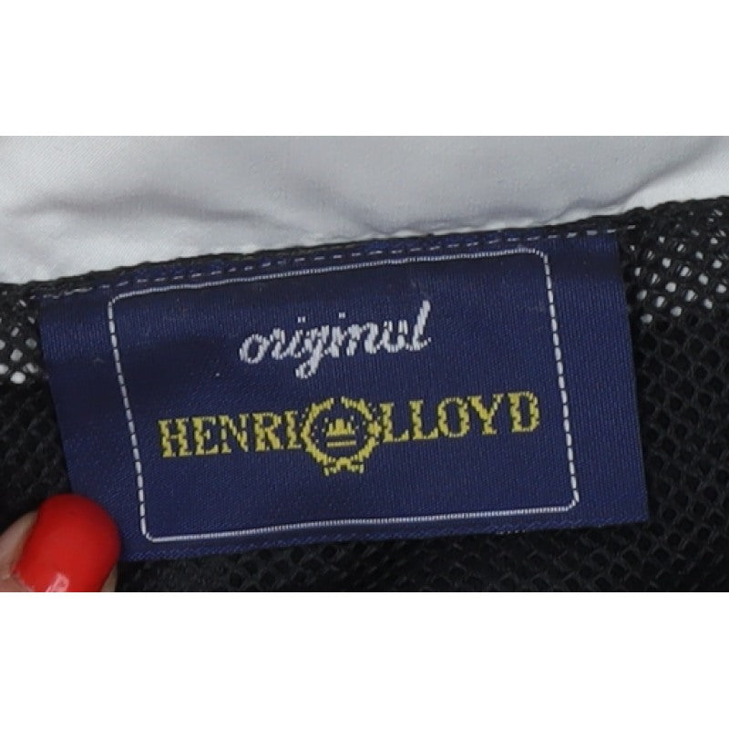 Henri Lloyd Men's Black XL Windbreaker Jacket Full Zip
