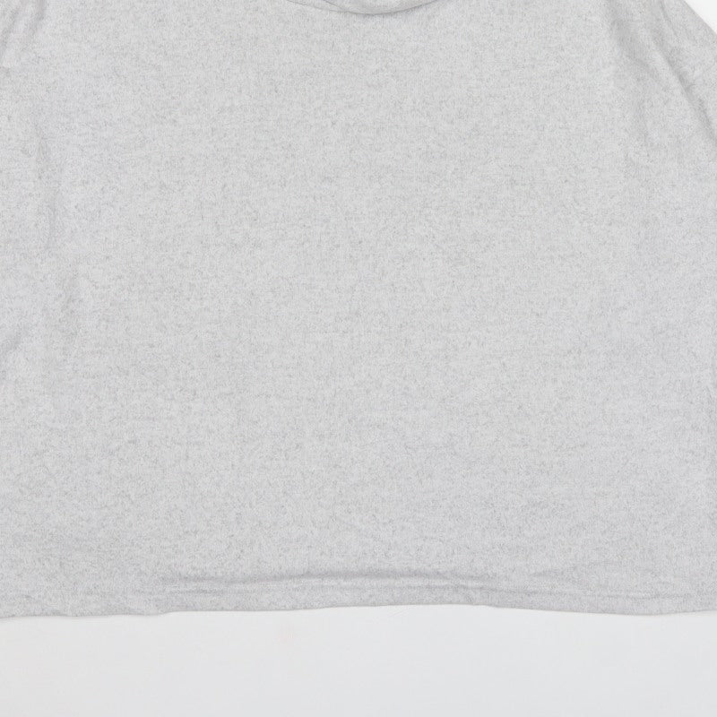 Figleaves Women Grey Size 18 Pullover Hooded Stretch Sweatshirt