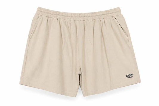 Cotton Traders Men’s Beige 3XL Cotton Elastic Waist Casual Shorts