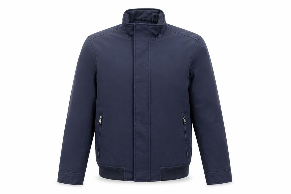 Banana Republic Men's Blue Small Basic Zip Softshell Jacket