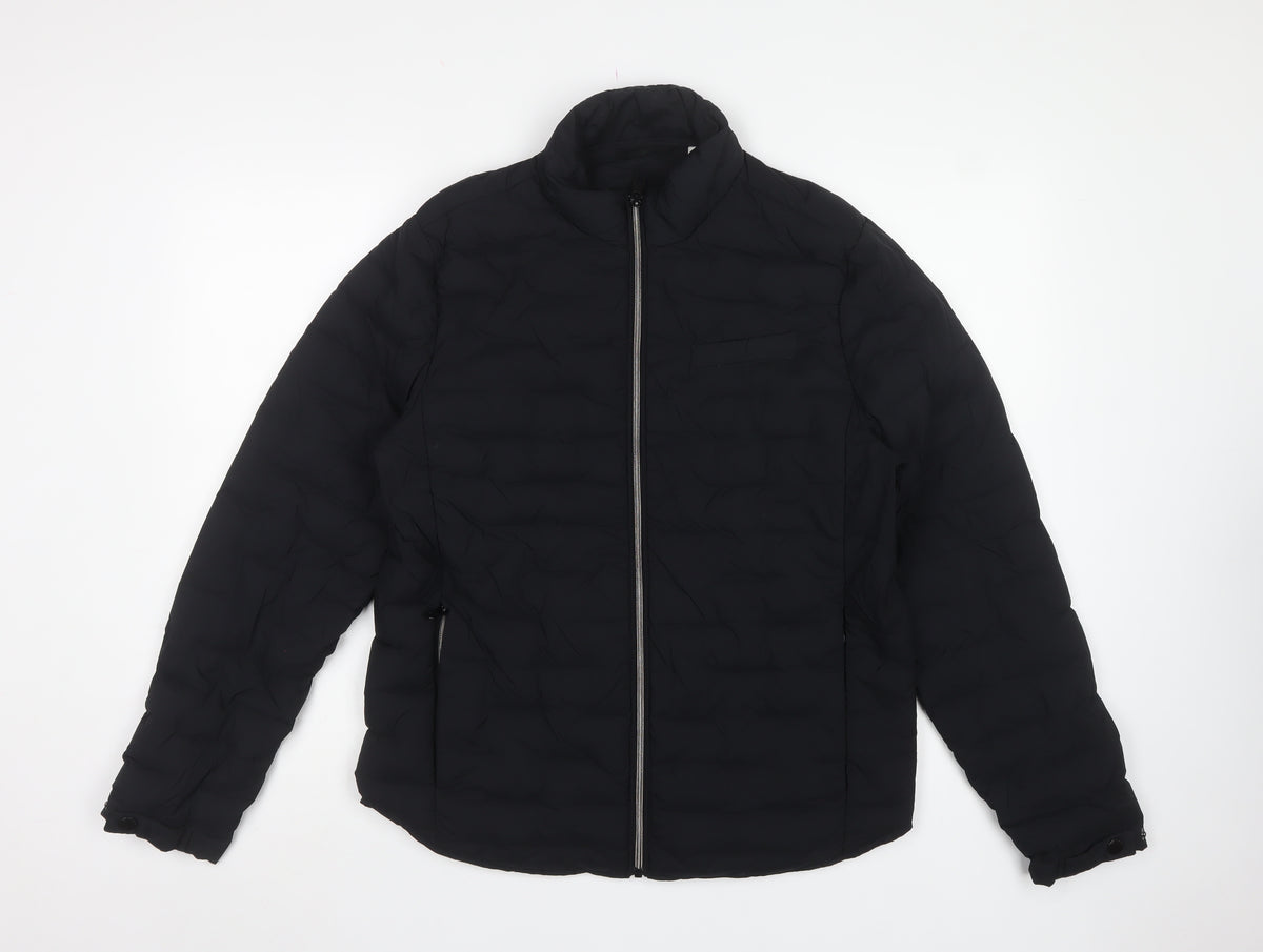 Marks and Spencer Autograph Men Black M 700 Fill Down Puffer Jacket