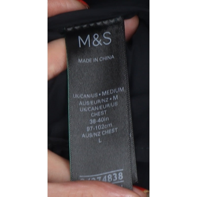 Marks and Spencer Autograph Men Black M 700 Fill Down Puffer Jacket