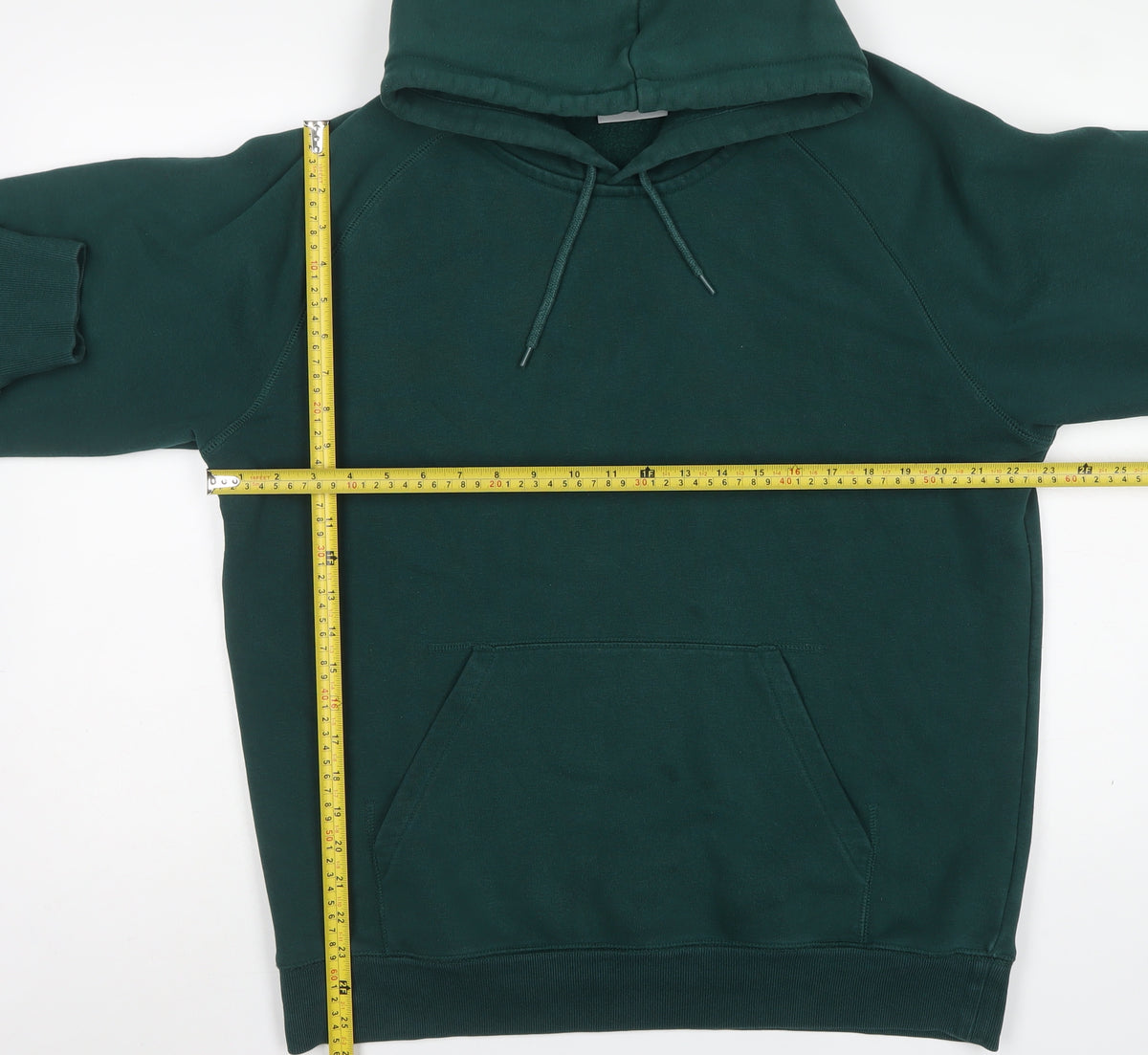 Carhartt Mens Green L Pullover Hoodie Logo Fleece Pocket