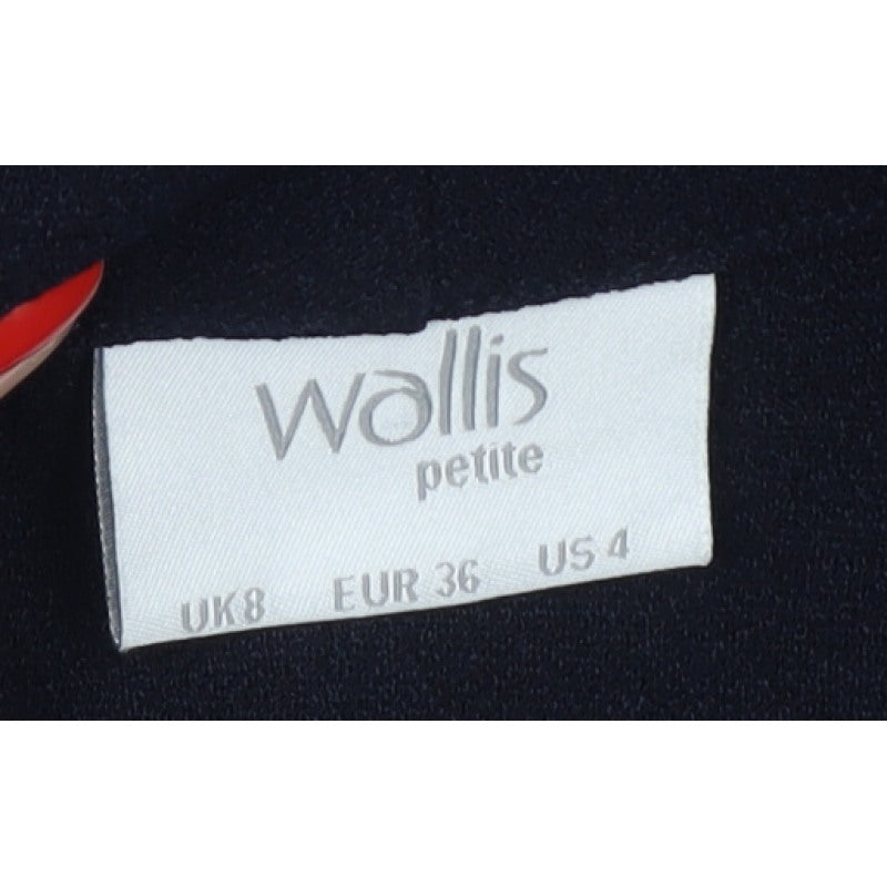Wallis Women’s Navy Petite UK 8 Waterfall Open Front Blazer Jacket
