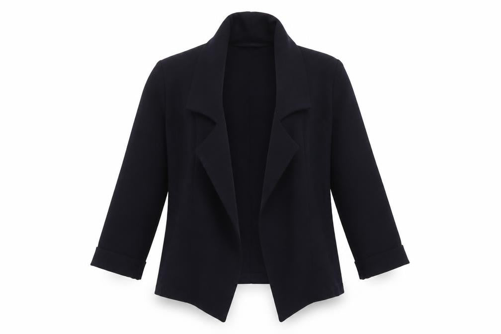 Wallis Women’s Navy Petite UK 8 Waterfall Open Front Blazer Jacket