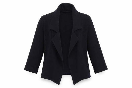 Wallis Women’s Navy Petite UK 8 Waterfall Open Front Blazer Jacket