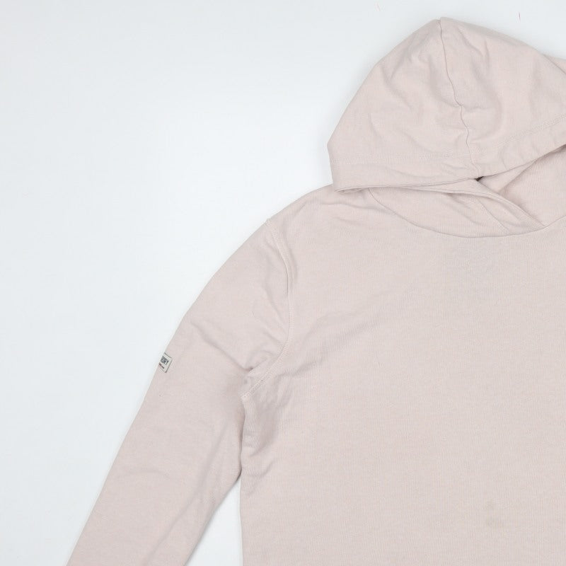 Superdry Women’s Pink Logo Hooded Pullover Hoodie Size L