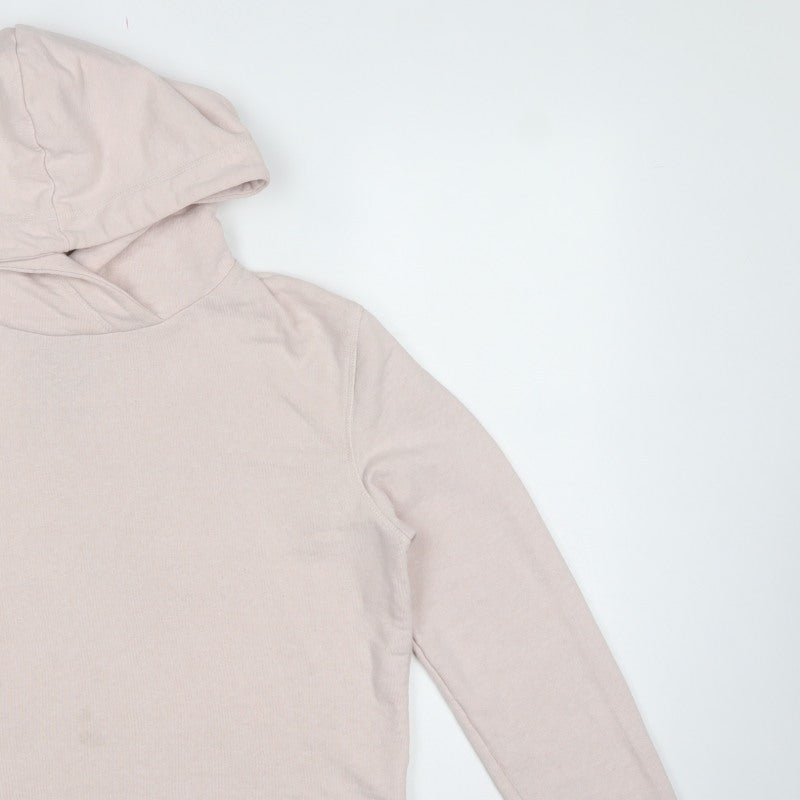 Superdry Women’s Pink Logo Hooded Pullover Hoodie Size L