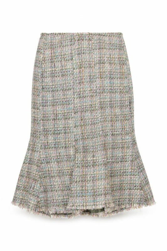 Jigsaw Women’s Multicoloured UK 12 Tweed Trumpet Long Skirt