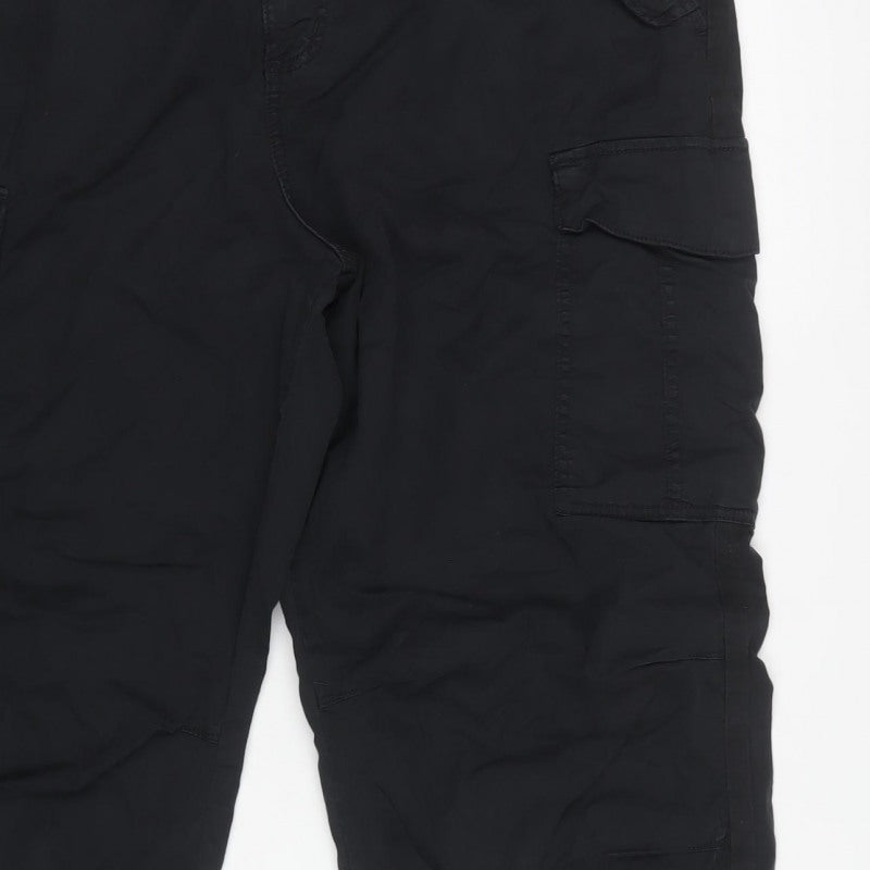 Marks & Spencer Women’s Black Size 20 Long Cargo Trousers