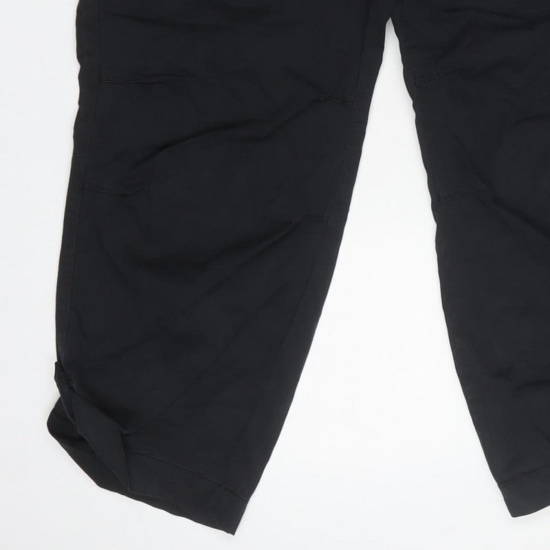 Marks & Spencer Women’s Black Size 20 Long Cargo Trousers