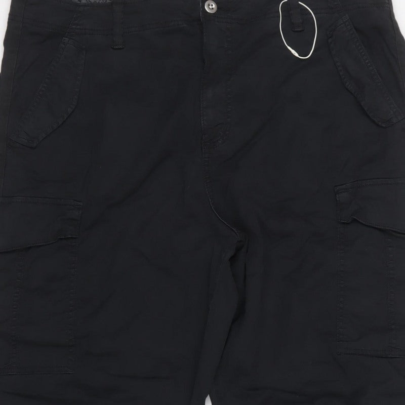 Marks & Spencer Women’s Black Size 20 Long Cargo Trousers