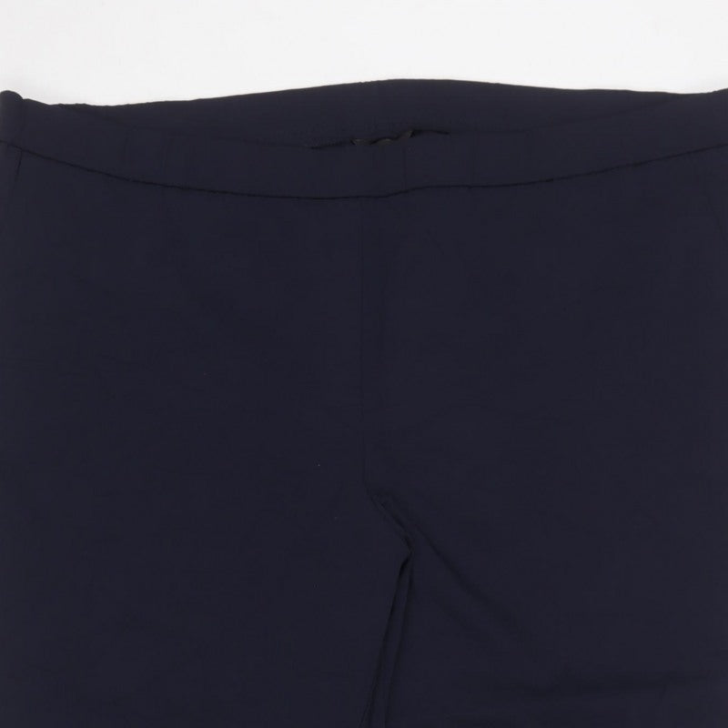 Capsule Women’s Navy Blue Size 28 Tailored Straight Trousers