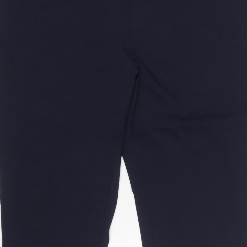 Capsule Women’s Navy Blue Size 28 Tailored Straight Trousers