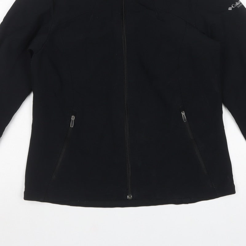 Columbia Titanium Women’s Black M Softshell Outdoor Jacket