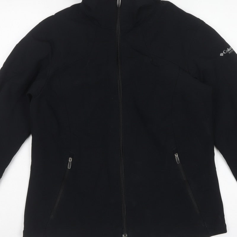 Columbia Titanium Women’s Black M Softshell Outdoor Jacket
