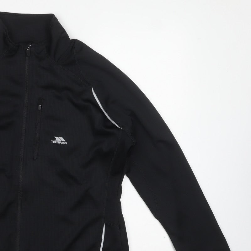 Trespass Women’s Black 2XL Softshell Track Jacket Full Zip Stretch