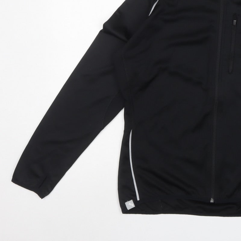 Trespass Women’s Black 2XL Softshell Track Jacket Full Zip Stretch