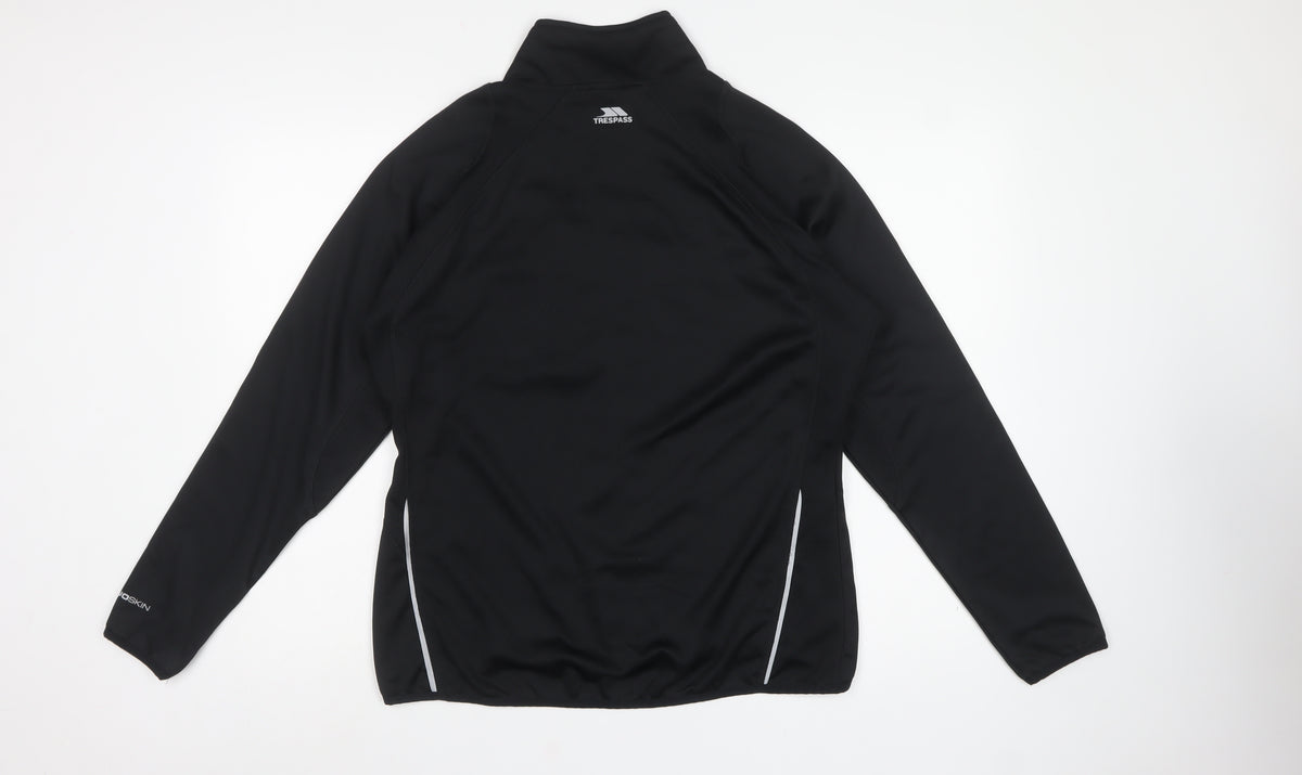Trespass Women’s Black 2XL Softshell Track Jacket Full Zip Stretch