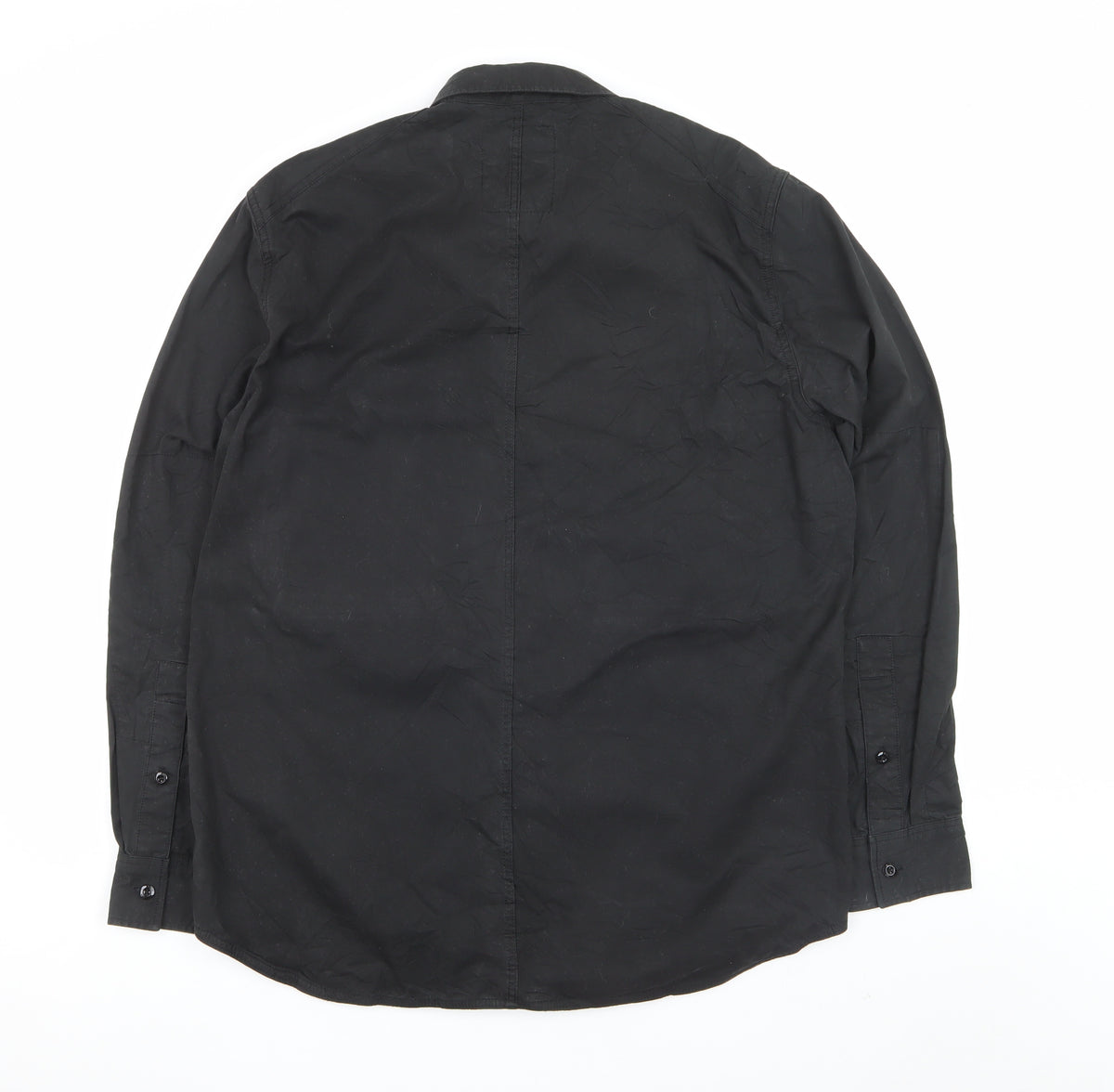 G-Star RAW Men’s Black L Long Sleeve Utility Button-Up Shirt