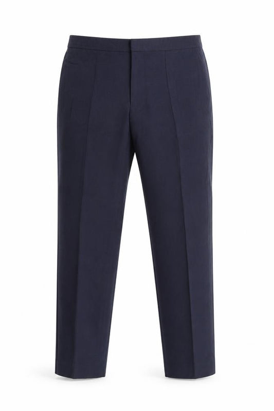 M&S Autograph Men’s Navy Blue Slim Dress Trousers L 36-38in Regular