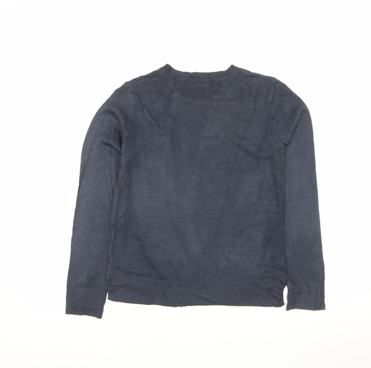 Marks & Spencer Women’s Blue S Sequin Star Crew Neck Jumper