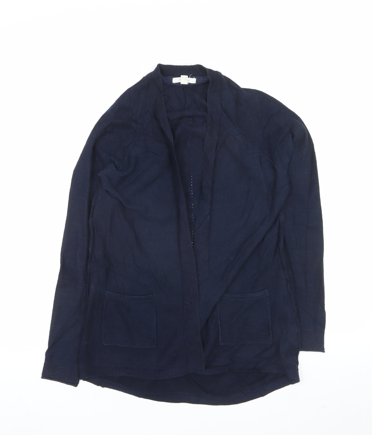 White Stuff Women’s Navy Blue Open Pocket Cardigan UK 10