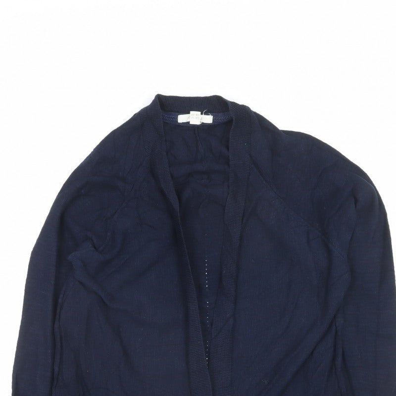 White Stuff Women’s Navy Blue Open Pocket Cardigan UK 10