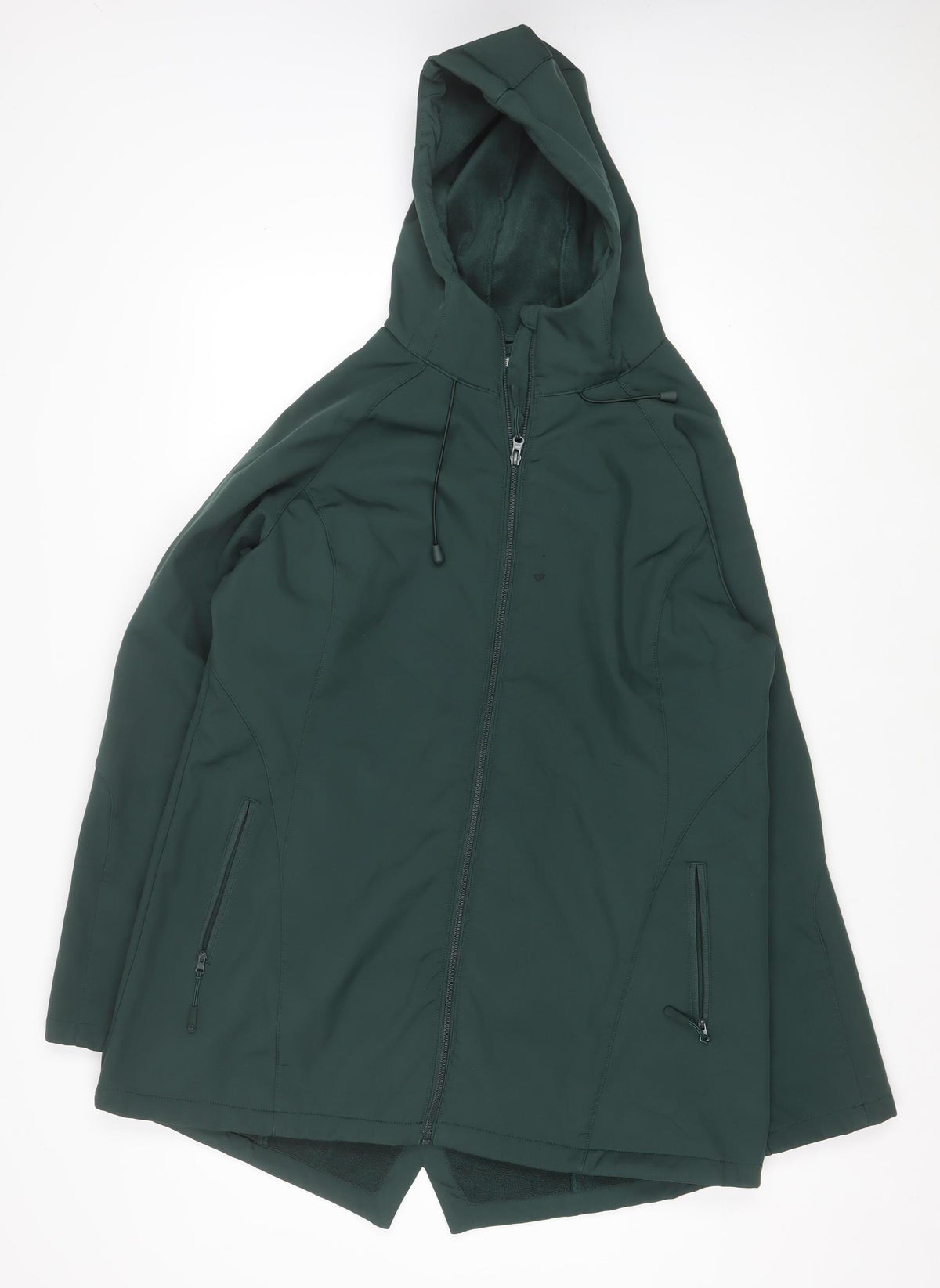 Mountain Warehouse Women’s Green UK 18 Hooded Softshell Windbreaker Jacket
