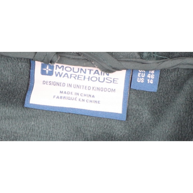 Mountain Warehouse Women’s Green UK 18 Hooded Softshell Windbreaker Jacket