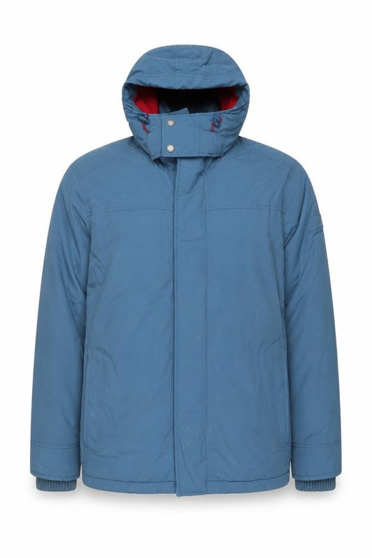 FatFace Men’s Blue XL Hooded Insulated Parka Jacket