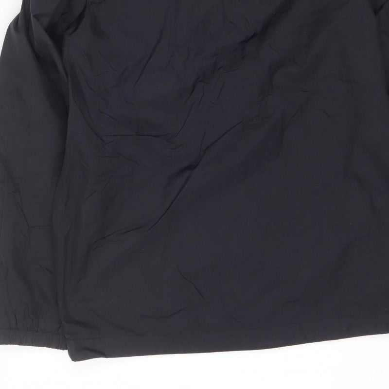 The North Face Boys Black 10-11 Rain Jacket Hooded Waterproof Zip