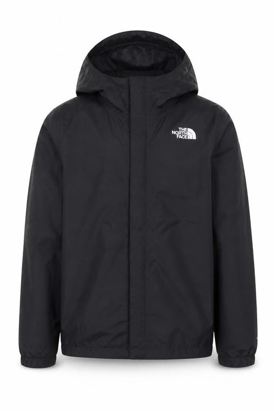The North Face Boys Black 10-11 Rain Jacket Hooded Waterproof Zip