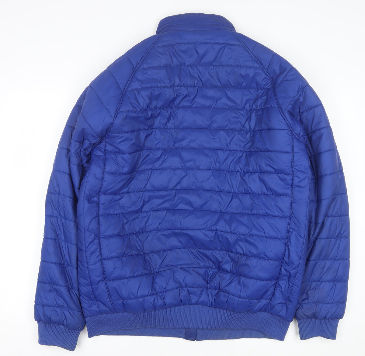 U.S. Polo Assn. Men’s Blue M Quilted Puffer Jacket Zip