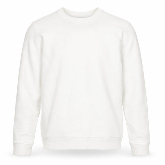 River Island Men’s White Size S Crew Neck Pullover Sweatshirt