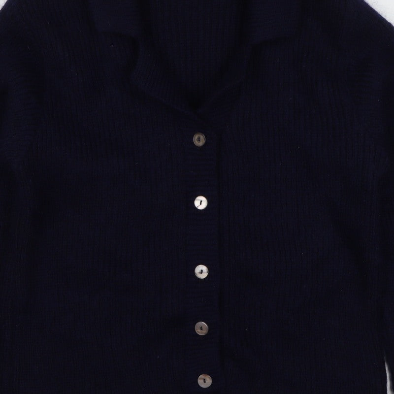 Edinburgh Collection Women’s Navy Alpaca Blend Cardigan Size S