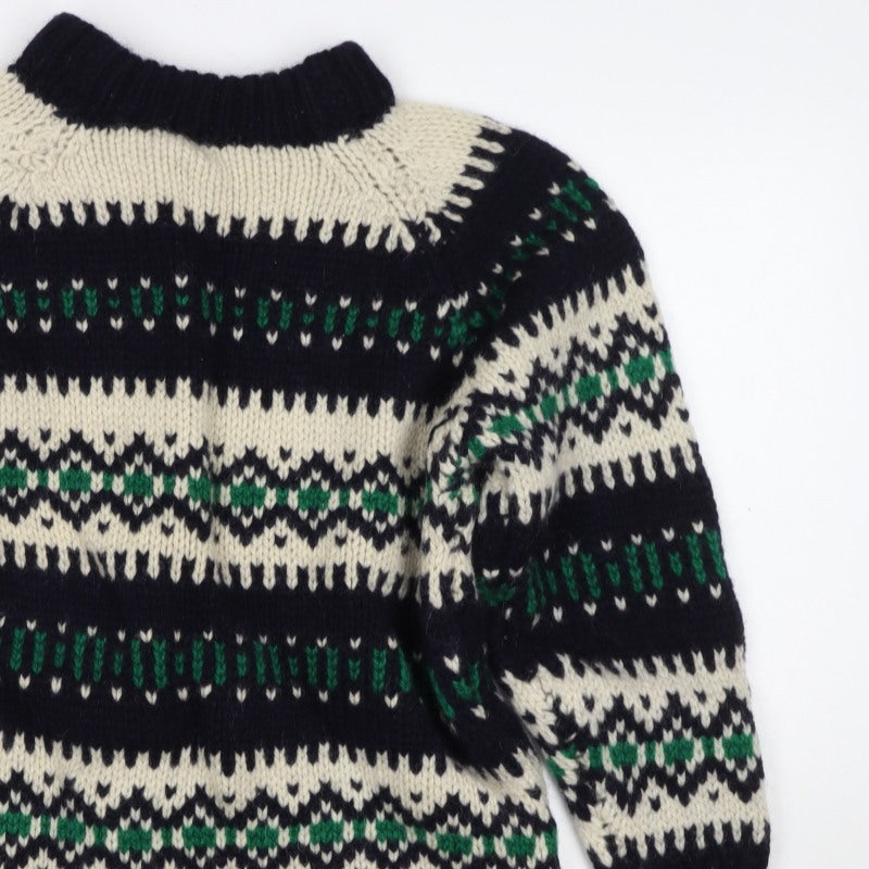 Grigoropoulos Kriakos Women’s M Fair Isle Wool Roll Neck Jumper