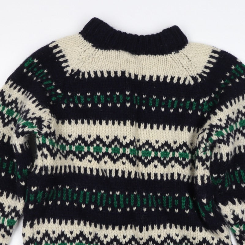 Grigoropoulos Kriakos Women’s M Fair Isle Wool Roll Neck Jumper