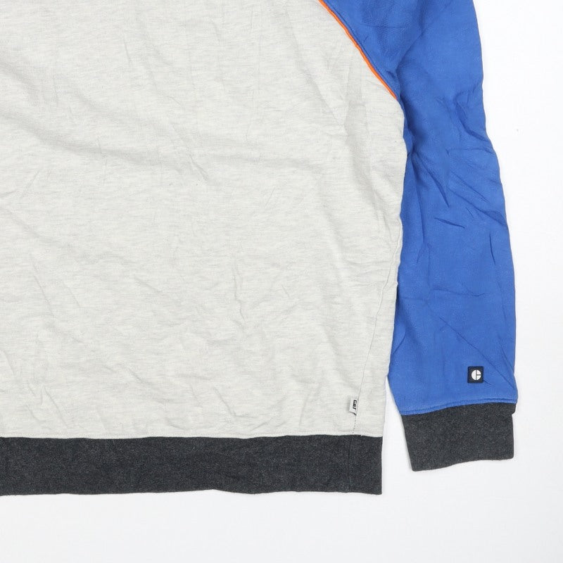 Caterpillar Mens Multicoloured XL Crew Neck Pullover Sweatshirt