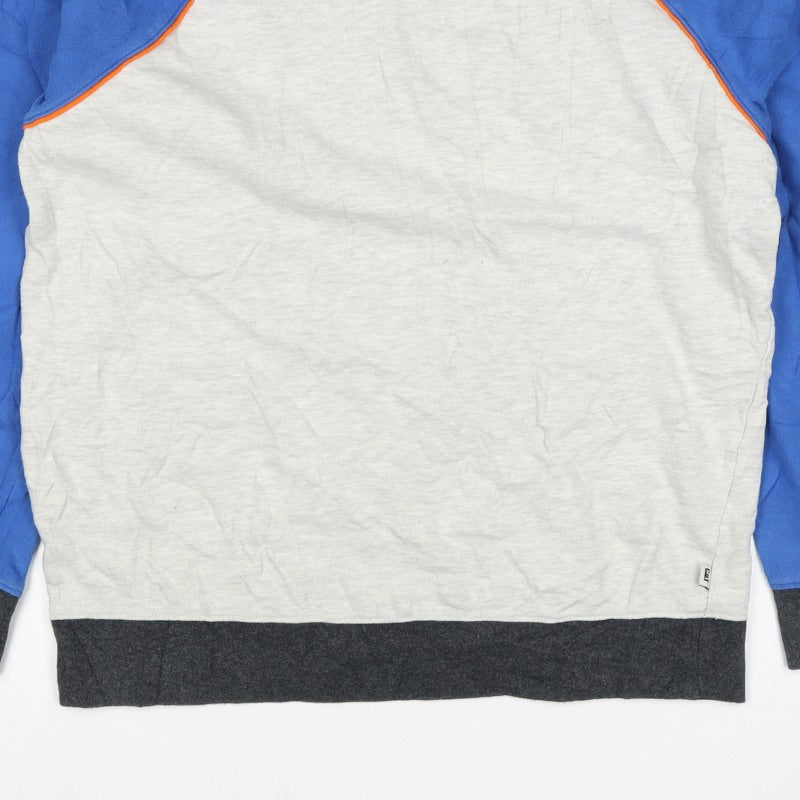 Caterpillar Mens Multicoloured XL Crew Neck Pullover Sweatshirt