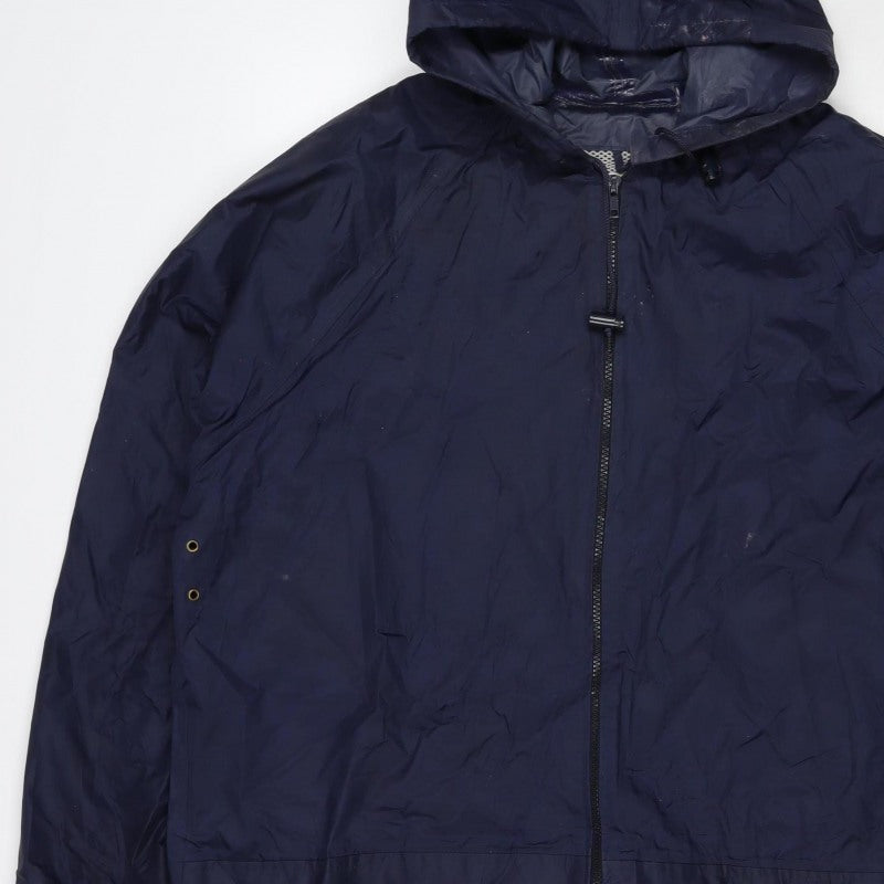 Regatta Unisex Adults Blue XL Hooded Waterproof Rain Jacket