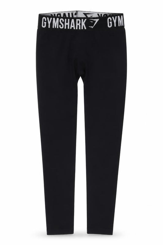 Gymshark Women’s Black XS Logo Waistband Skinny Gym Leggings