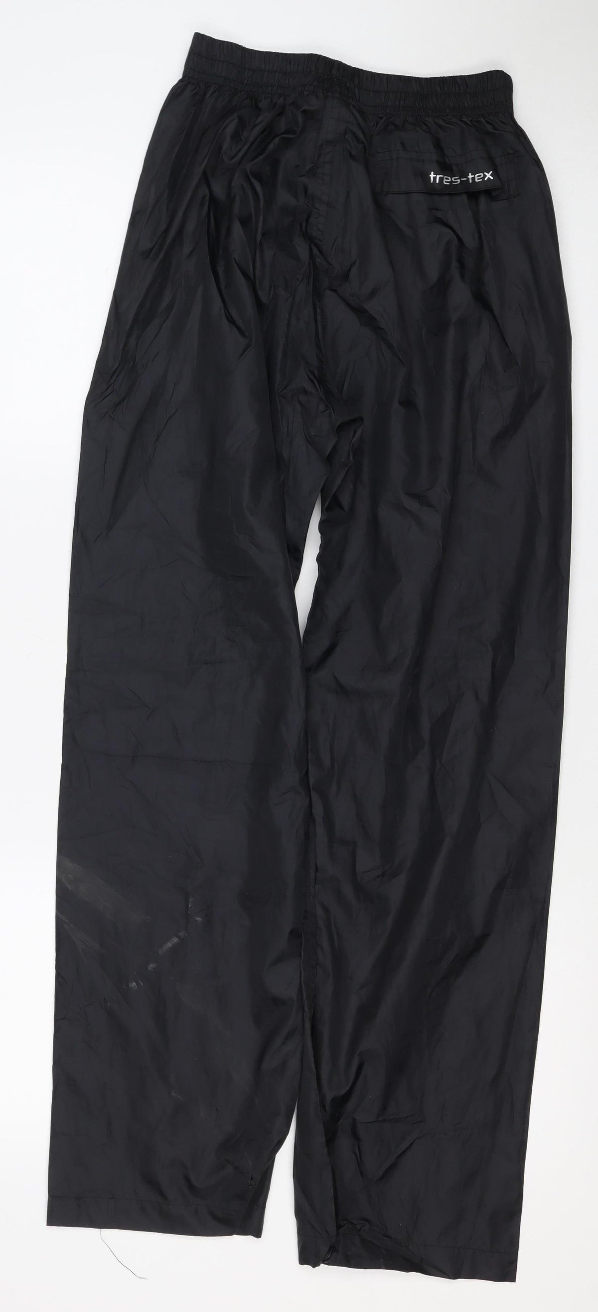 Trespass Men’s Black XXS Packaway Waterproof Rain Trousers