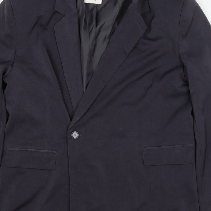 Collusion Women’s Black XL Oversized One Button Notch Lapel Blazer