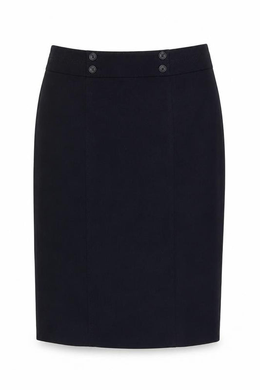 Marks & Spencer Women Blue UK 12 Knee Length Pencil Skirt Stretch